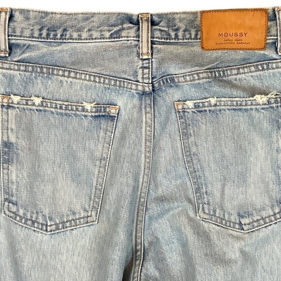 Moussy Vintage Japan Made Vintage Style High Rise Tapered Leg Jeans Size 25 - Picture 5 of 6